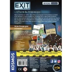 Exit : L'Affaire Du Mississippi - Iello -Les Amis Ludiques Soldes iello exit l affaire du mississippi 3760175518362 2