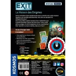 Exit : La Maison Des Enigmes - Iello -Les Amis Ludiques Soldes iello exit la maison des enigmes 3760175517051 3