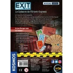 Exit - Le Cadavre De L'Orient Express - Iello -Les Amis Ludiques Soldes iello exit le cadavre de l orient express 3760175515521 3