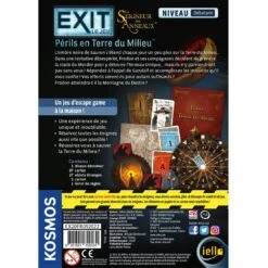 Exit : Seigneur Des Anneaux - Périls En Terre Du Milieu - Débutant - Iello -Les Amis Ludiques Soldes iello exit seigneur des anneaux perils en terre du milieu debutant 3701551700131 3