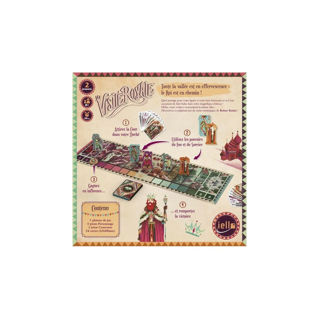 Jeu Visite Royale - Iello 4 Jeu Visite Royale - Iello – Image 2