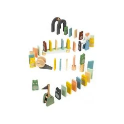 Janod - Dominos Sweet Cocoon -Les Amis Ludiques Soldes janod janod dominos sweet cocoon 3700217344047 12