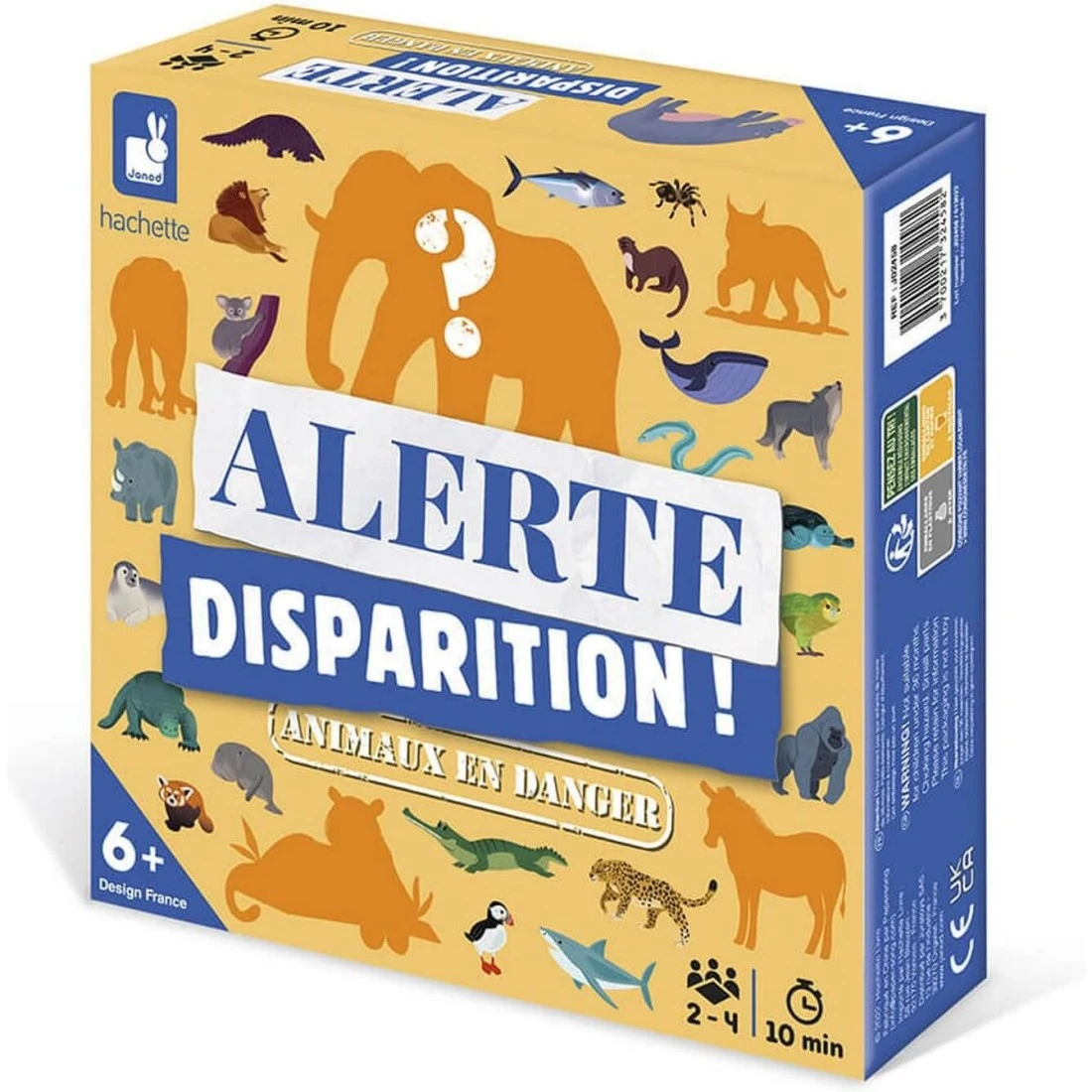 Jeu D'enquête Alerte Disparition! Animaux En Danger - Janod 3 Jeu D'enquête Alerte Disparition! Animaux En Danger - Janod