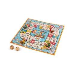 Jeu De L'oie Carrousel - Bois Et Carton - Janod -Les Amis Ludiques Soldes janod jeu de l oie carrousel bois et carton 3700217327439 4