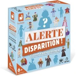 Jeu De Mémoire Alerte Disparition! Personnages Célèbres - Janod -Les Amis Ludiques Soldes janod jeu de memoire alerte disparition personnages celebres 3700217324575 2