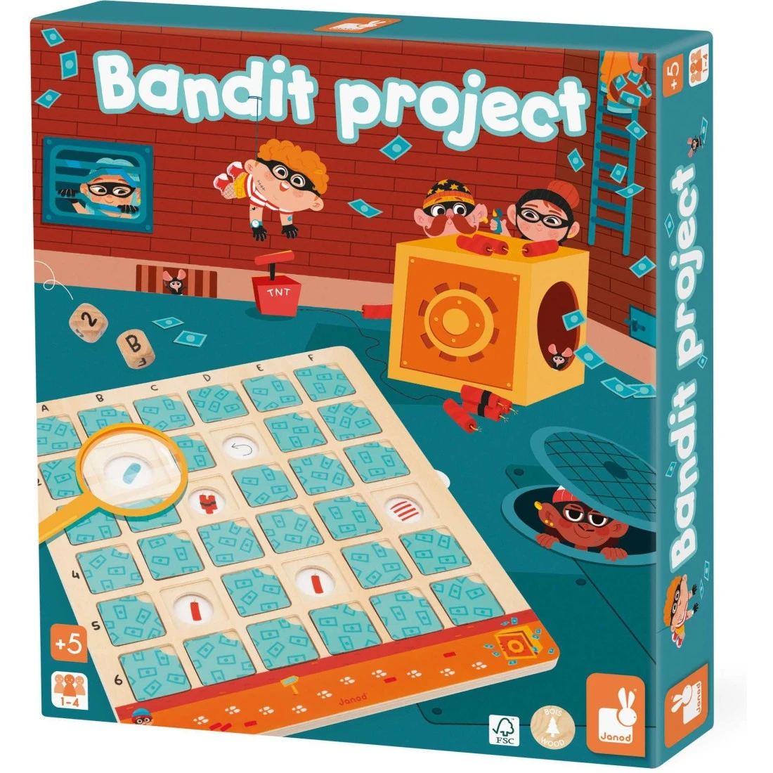 Jeu Educatif - Bandit Project - Janod 5 Jeu Educatif - Bandit Project - Janod – Image 3