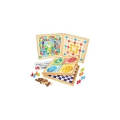 Coffret Jeux De Société En Bois : 50 Règles - Pions Bois - Jeujura -Les Amis Ludiques Soldes jeujura coffret jeux de societe en bois 50 regles pions bois 3225280811901 2