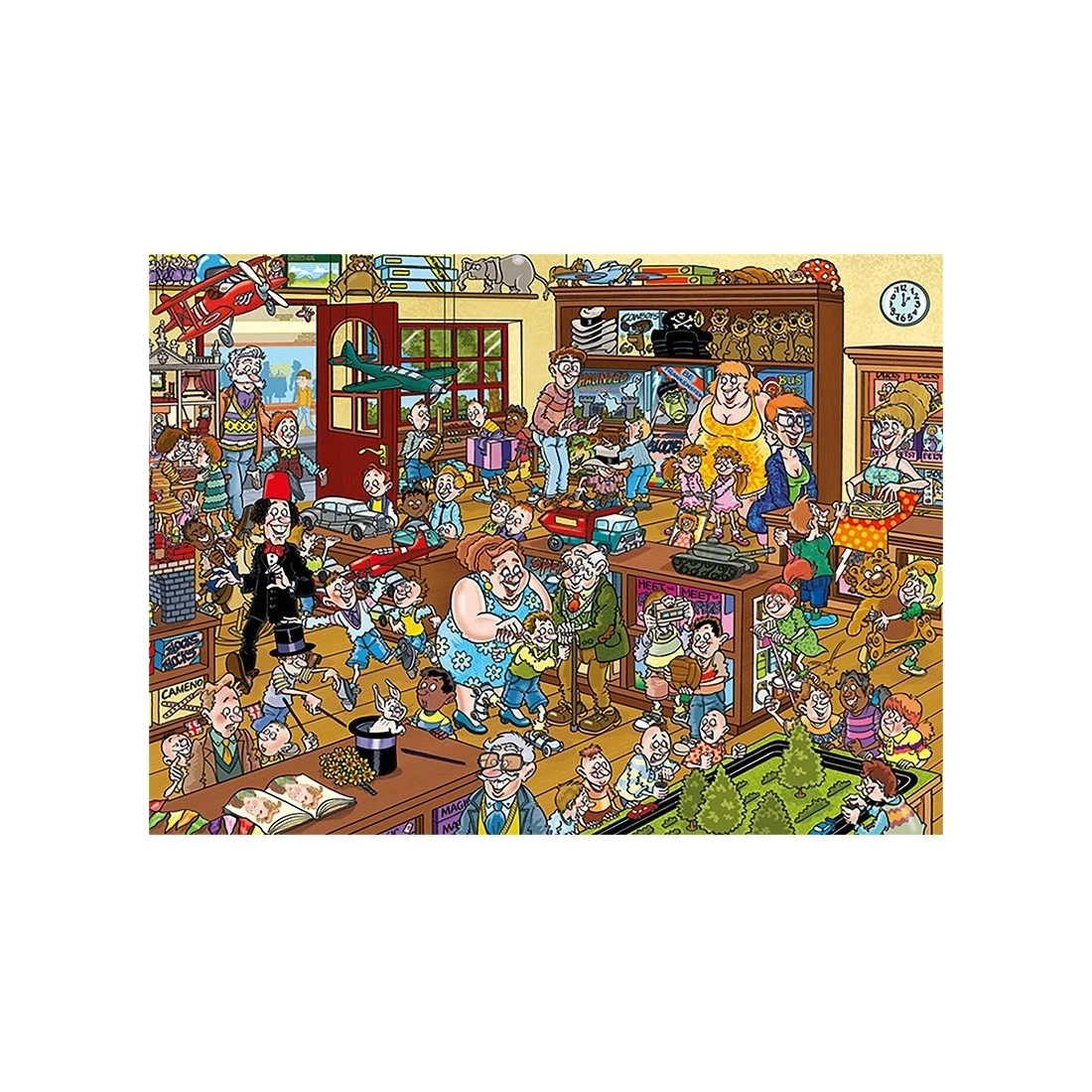 Puzzle 1000 Pièces : Wasgij Destiny Numéro 20 : Le Magasin De Jouets - Jumbo Diset 4 Puzzle 1000 Pièces : Wasgij Destiny Numéro 20 : Le Magasin De Jouets - Jumbo Diset – Image 2