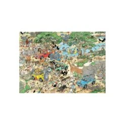Puzzles 2 X 1000 Pièces - Jan Van Haasteren : Safari Et L'orage - Jumbo Diset -Les Amis Ludiques Soldes jumbo diset puzzles 2 x 1000 pieces jan van haasteren safari et l orage 8710126190012 2