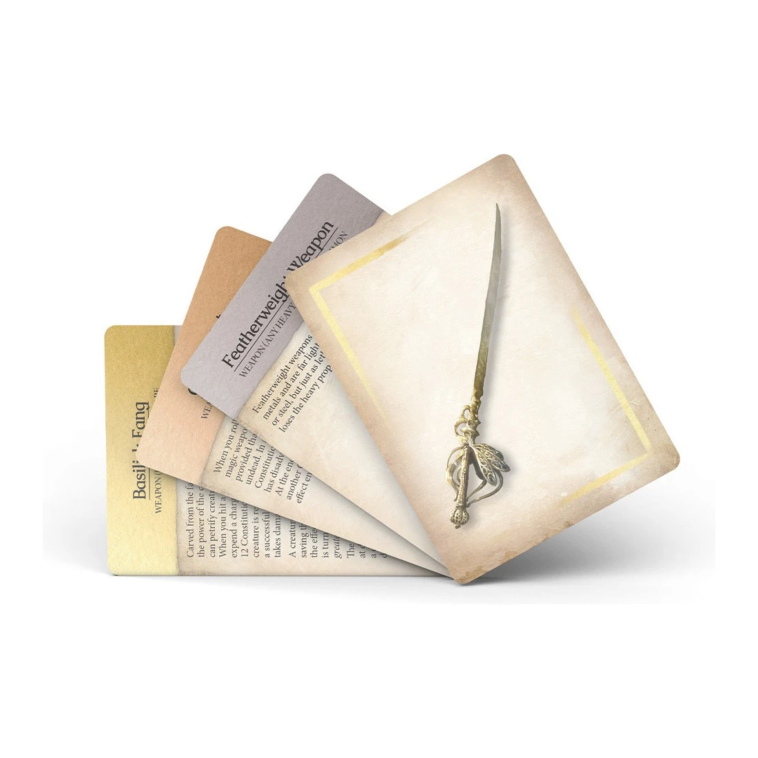 Boite De 50 Cartes Recueil D'Objets Magiques Armes Et Armures - Kobold Erudit 4 Boite De 50 Cartes Recueil D'Objets Magiques Armes Et Armures - Kobold Erudit – Image 2