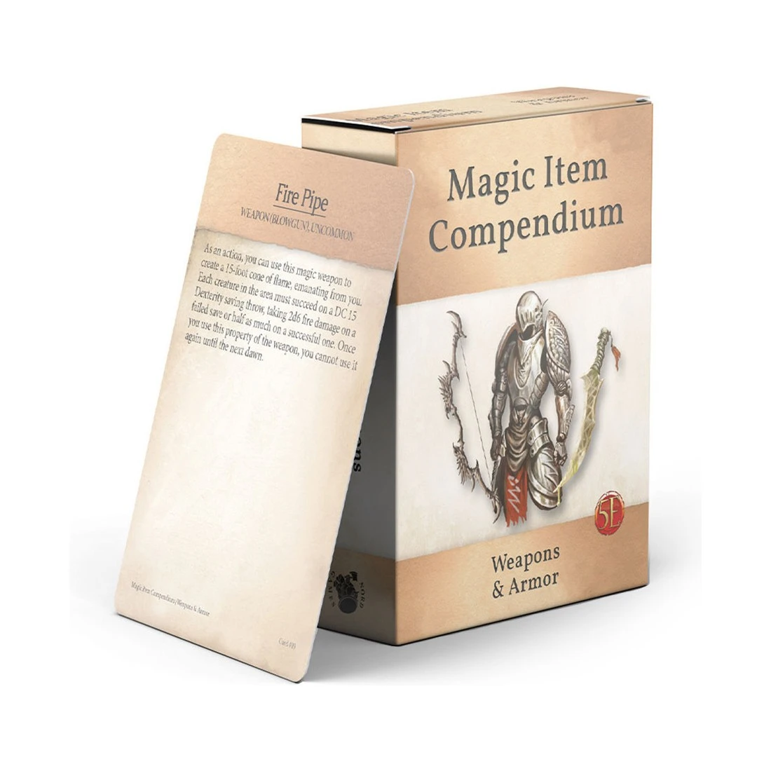Boite De 50 Cartes Recueil D'Objets Magiques Armes Et Armures - Kobold Erudit 3 Boite De 50 Cartes Recueil D'Objets Magiques Armes Et Armures - Kobold Erudit