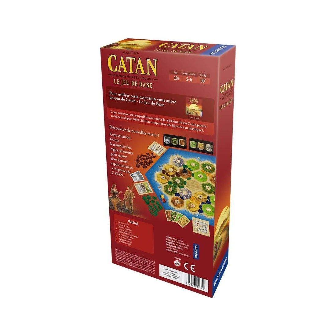 Catan - Extension 5-6 Joueurs - Kosmos 4 Catan - Extension 5-6 Joueurs - Kosmos – Image 2