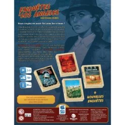 Enquêtes à Los Angeles - Nouveaux Crimes - La Boite De Jeu -Les Amis Ludiques Soldes la boite de jeu enquetes a los angeles nouveaux crimes 3770004610884 2