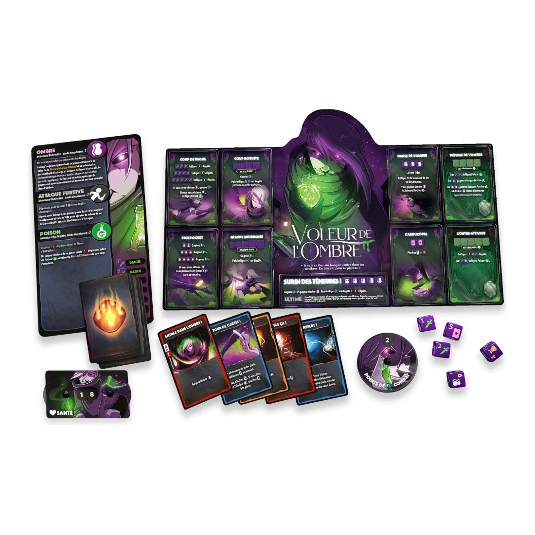 Dice Throne S1 - Pyromancienne Vs Voleur De L'Ombre - Lucky Duck Games 6 Dice Throne S1 - Pyromancienne Vs Voleur De L'Ombre - Lucky Duck Games – Image 4