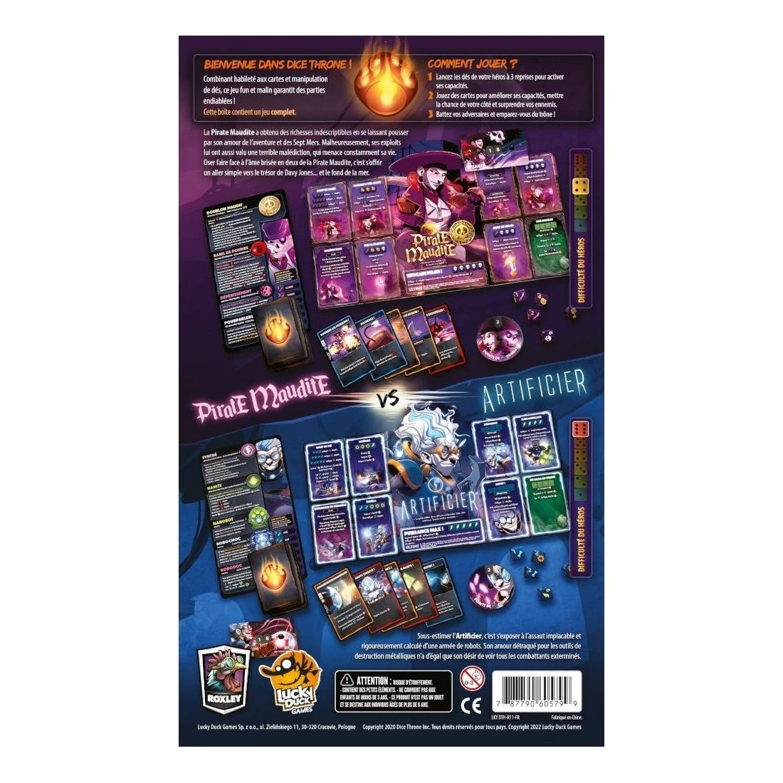 Dice Throne S2- Artificier Vs Pirate Maudite - Lucky Duck Games 4 Dice Throne S2- Artificier Vs Pirate Maudite - Lucky Duck Games – Image 2