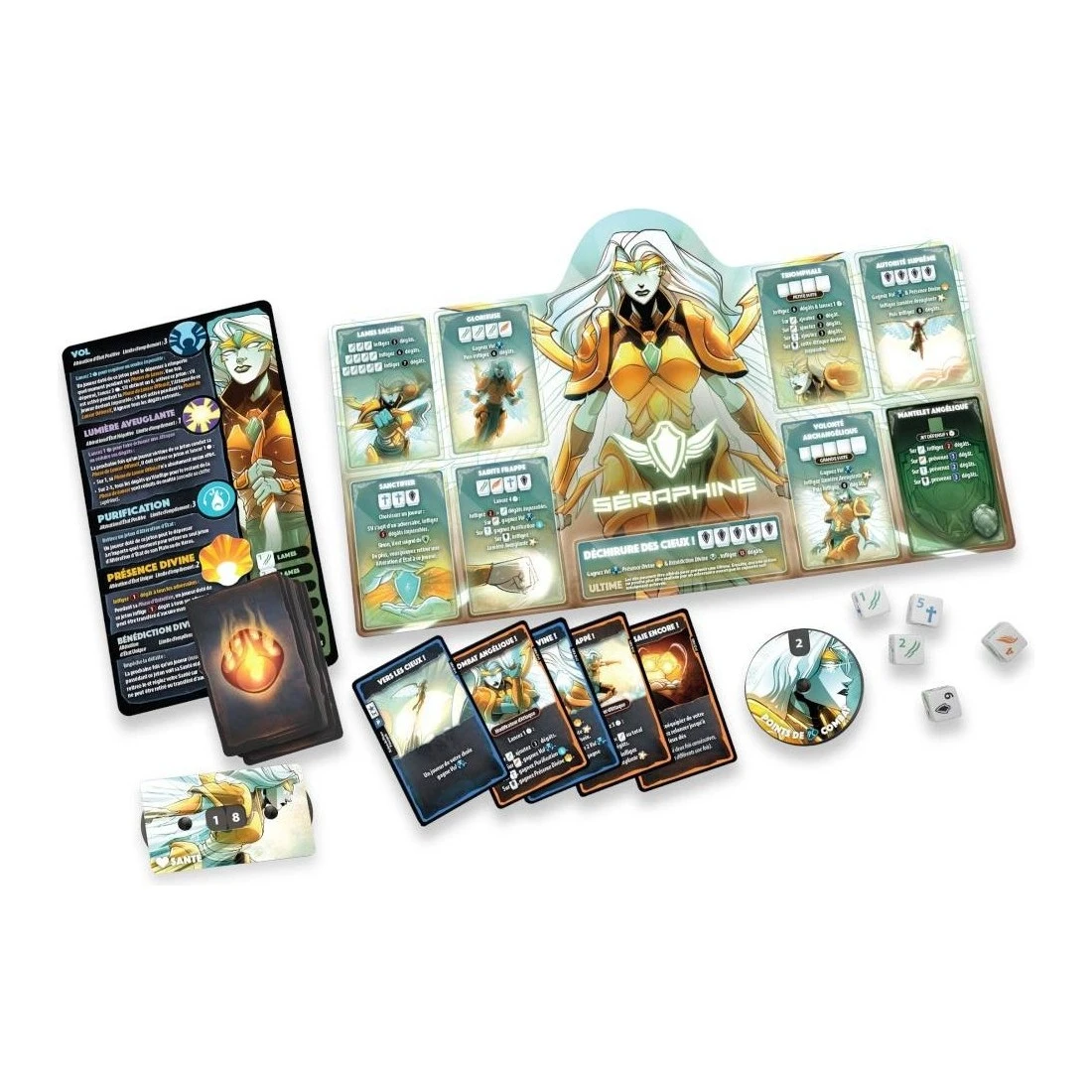 Dice Throne S2- Séraphine Vs Reine Vampire - Lucky Duck Games 6 Dice Throne S2- Séraphine Vs Reine Vampire - Lucky Duck Games – Image 4