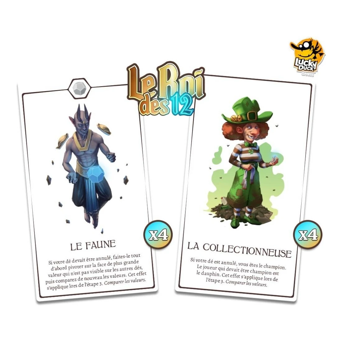 Le Roi Des 12 - Mini Extension Personnages - Lucky Duck Games 3 Le Roi Des 12 - Mini Extension Personnages - Lucky Duck Games