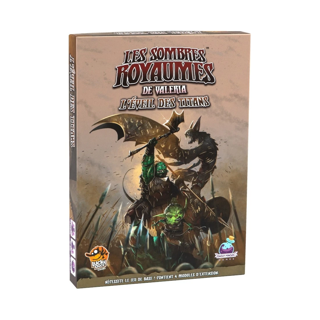 Les Sombres Royaumes De Valeria - Extension L'Eveil Des Titans - Lucky Duck Games 3 Les Sombres Royaumes De Valeria - Extension L'Eveil Des Titans - Lucky Duck Games
