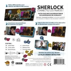 Sherlock - Connectez Les Indices - Lucky Duck Games -Les Amis Ludiques Soldes lucky duck games sherlock connectez les indices 787790601890 2