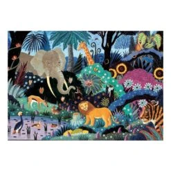 Puzzle - Nuit Dans La Jungle - 50 Pièces - Michèle Wilson -Les Amis Ludiques Soldes michele wilson puzzle nuit dans la jungle 50 pieces 3700183420615 1