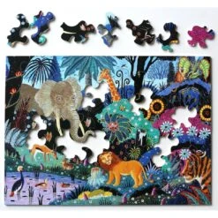Puzzle - Nuit Dans La Jungle - 50 Pièces - Michèle Wilson -Les Amis Ludiques Soldes michele wilson puzzle nuit dans la jungle 50 pieces 3700183420615 2