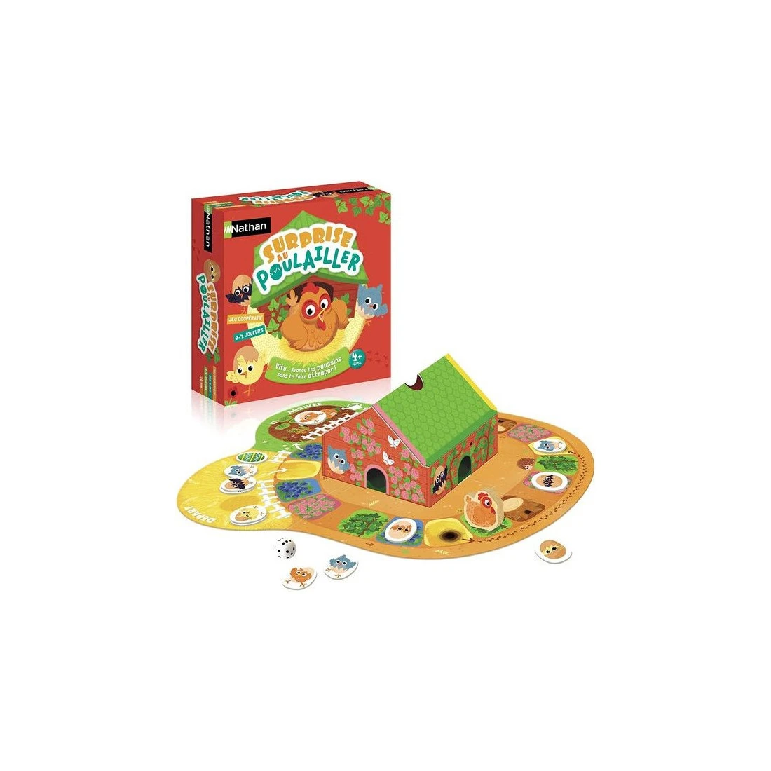 Jeu Surprise Au Poulailler - Nathan 4 Jeu Surprise Au Poulailler - Nathan – Image 2