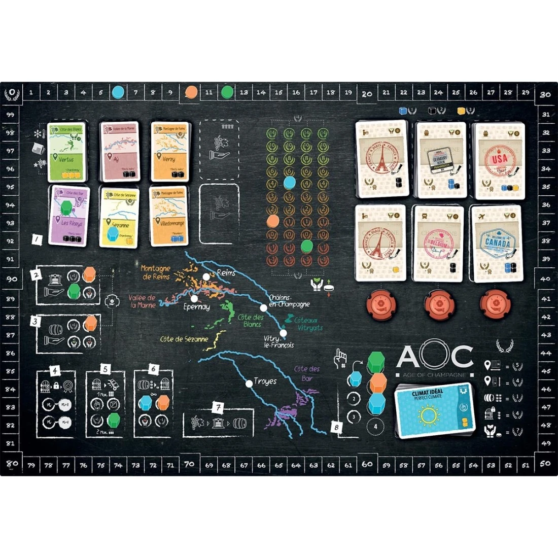 Age Of Champagne - Kickstarter - Old Hen Games 6 Age Of Champagne - Kickstarter - Old Hen Games – Image 4