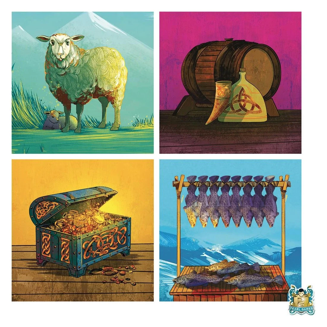 Lofoten Jeu Stratégique 2 Joueurs - Pearl Games 5 Lofoten Jeu Stratégique 2 Joueurs - Pearl Games – Image 3