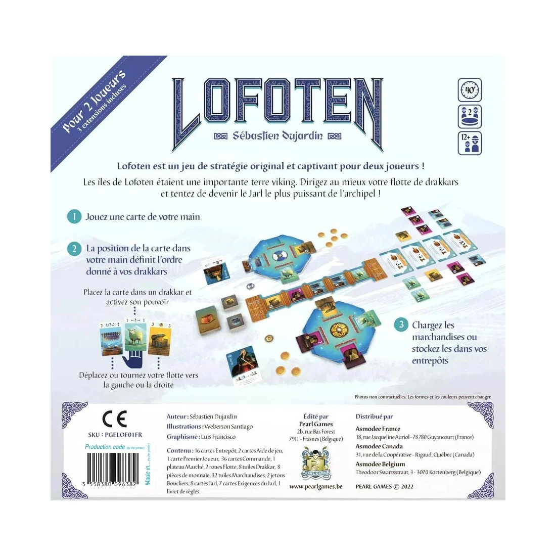 Lofoten Jeu Stratégique 2 Joueurs - Pearl Games 7 Lofoten Jeu Stratégique 2 Joueurs - Pearl Games – Image 5