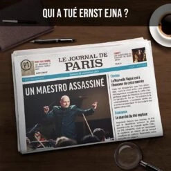 Dossiers Criminels - Le Maestro Assassiné - Platonia Games -Les Amis Ludiques Soldes platonia games dossiers criminels le maestro assassine 3760363610014 1