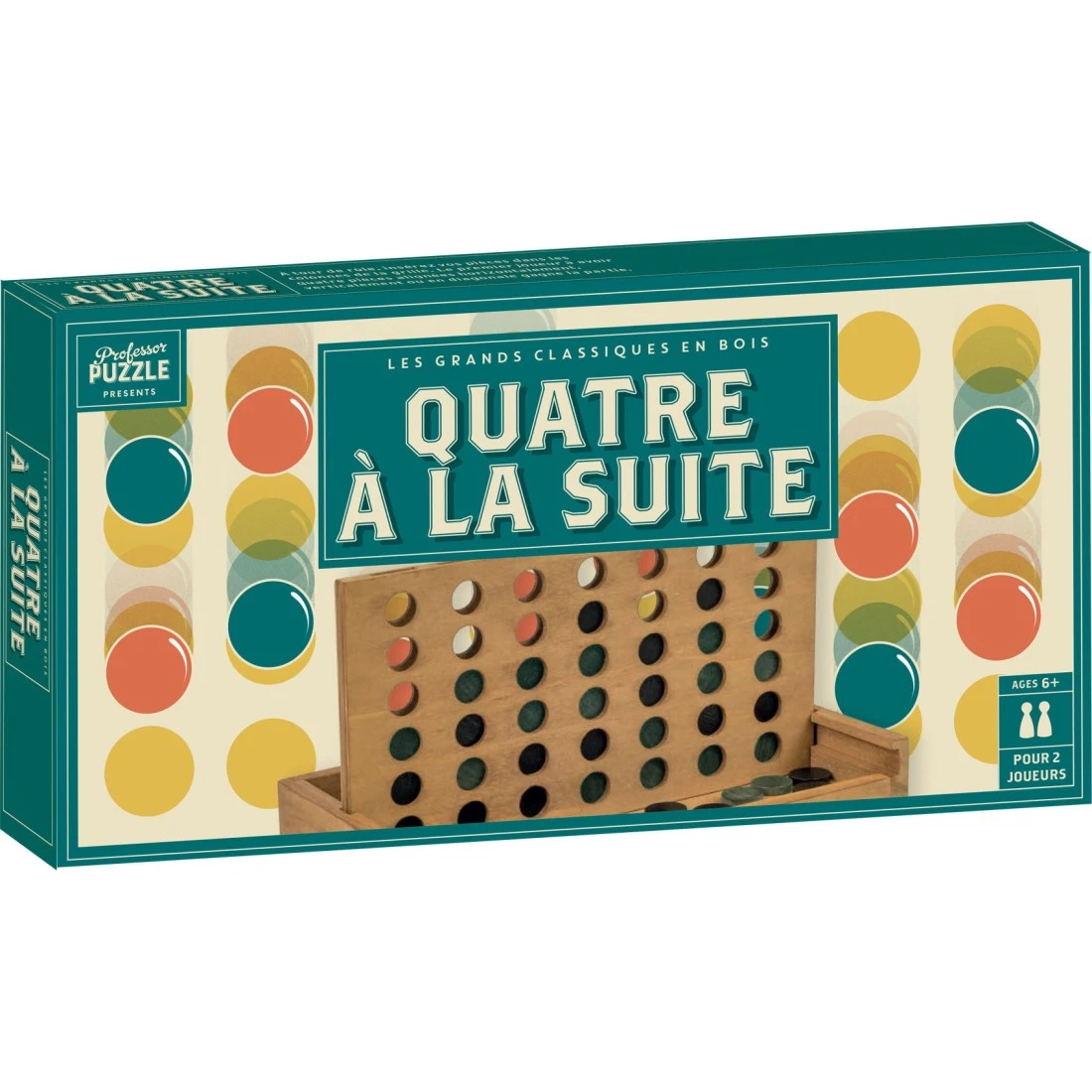 4 A La Suite En Bois Vintage - Professor Puzzle 4 4 A La Suite En Bois Vintage - Professor Puzzle – Image 2