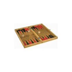 Backgammon En Bois Vintage - 25 Cm - Professor Puzzle