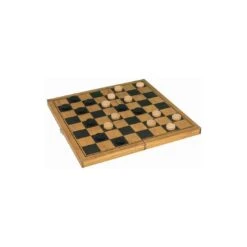 Jeu De Dames En Bois Vintage - Professor Puzzle