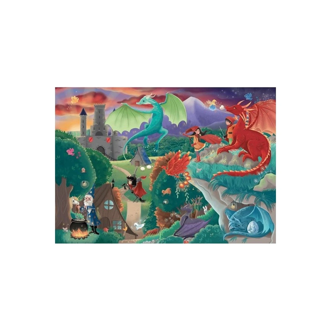 Puzzle Bois Michèle Wilson - Dragons Par Vayounette - 50 Pcs - Puzzle Michèle Wilson 4 Puzzle Bois Michèle Wilson - Dragons Par Vayounette - 50 Pcs - Puzzle Michèle Wilson – Image 2