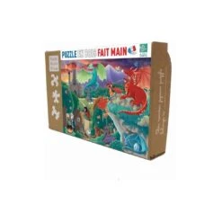 Puzzle Bois Michèle Wilson - Dragons Par Vayounette - 50 Pcs - Puzzle Michèle Wilson