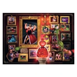 Puzzle 1000 Pièces : La Reine De Coeur - Collection Disney Villainous - Ravensburger -Les Amis Ludiques Soldes ravensburger puzzle 1000 pieces la reine de coeur collection disney villainous 4005556150267 1