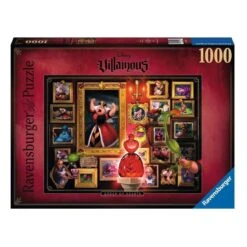 Puzzle 1000 Pièces : La Reine De Coeur - Collection Disney Villainous - Ravensburger