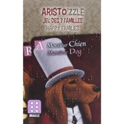 Aristo'zzle Jeu Des 7 Familles - Braille - Robin Red Games