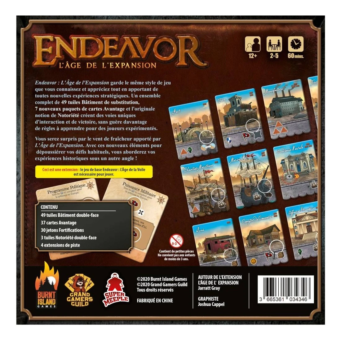 Endeavor - Extension L'Âge De L'Expansion - Super Meeple 4 Endeavor - Extension L'Âge De L'Expansion - Super Meeple – Image 2