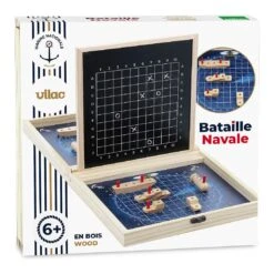 Bataille Navale En Bois La Marine Nationale De - Vilac -Les Amis Ludiques Soldes vilac bataille navale en bois la marine nationale de 3048700093073 2