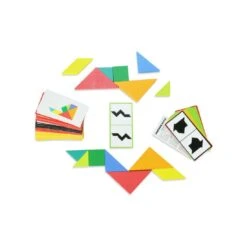 Tangram En Bois Pour Enfant Battle - Vilac -Les Amis Ludiques Soldes vilac tangram en bois pour enfant battle 3048700060617 12