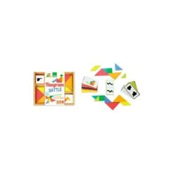 Tangram En Bois Pour Enfant Battle - Vilac -Les Amis Ludiques Soldes vilac tangram en bois pour enfant battle 3048700060617 2