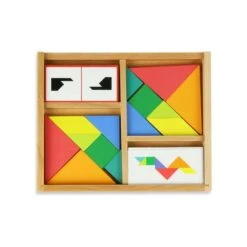 Tangram En Bois Pour Enfant Battle - Vilac