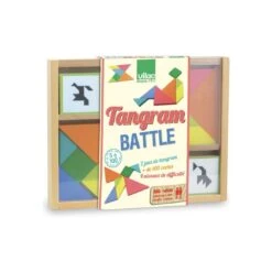 Tangram En Bois Pour Enfant Battle - Vilac -Les Amis Ludiques Soldes vilac tangram en bois pour enfant battle 3048700060617 4
