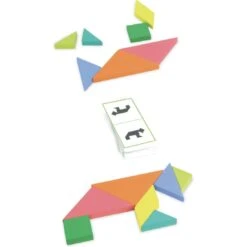 Tangram En Bois Pour Enfant Battle - Vilac -Les Amis Ludiques Soldes vilac tangram en bois pour enfant battle 3048700060617 5