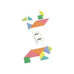 Tangram En Bois Pour Enfant Battle - Vilac -Les Amis Ludiques Soldes vilac tangram en bois pour enfant battle 3048700060617 6