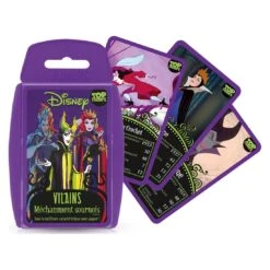 Top Trumps Disney Villains - Winning Moves -Les Amis Ludiques Soldes winning moves top trumps disney villains 5036905044554 1