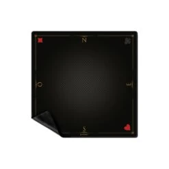 Tapis De Cartes Prestige Noir - Format Tarrot 60 X 60 Cm - Wogamat