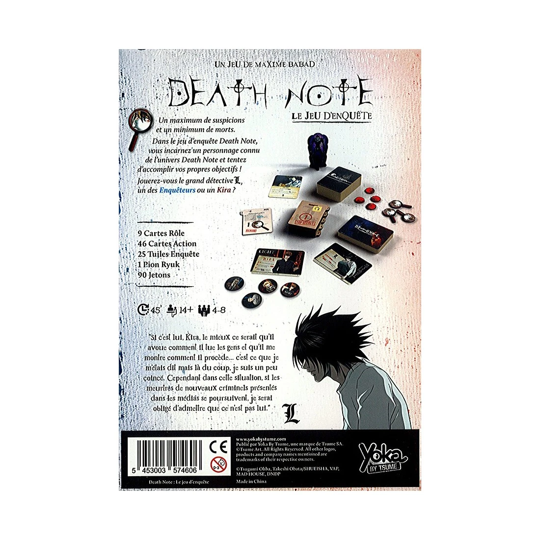 Death Note - Le Jeu D'Enquête - Yoka By Tsume 5 Death Note - Le Jeu D'Enquête - Yoka By Tsume – Image 3