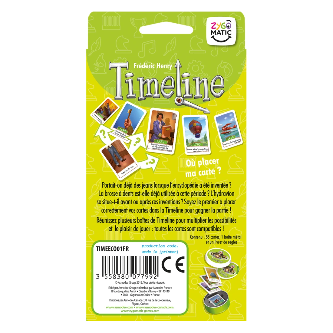 Timeline : Inventions - Blister Eco - Zygomatic 8 Timeline : Inventions - Blister Eco - Zygomatic – Image 6